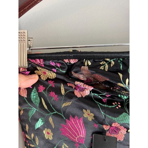 Lulus Make a Move Back Jacquard Strapless Dress XS Black Floral - Picture 5 of 9